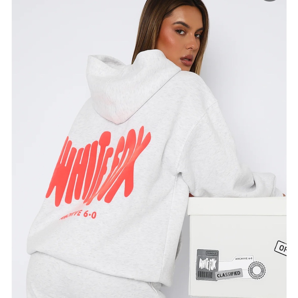 White Fox Archive 6.0 Gray Hoodie